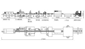 洗瓶2灌裝真空旋噴碼貼標收縮打包生產線